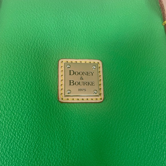 Dooney & Bourke Green Leather Travel Tote - Picture 10 of 10